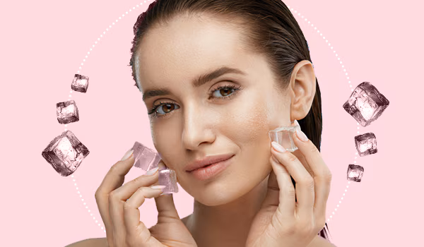 Celebrity beauty secrets - ice facial for glowing skin at home